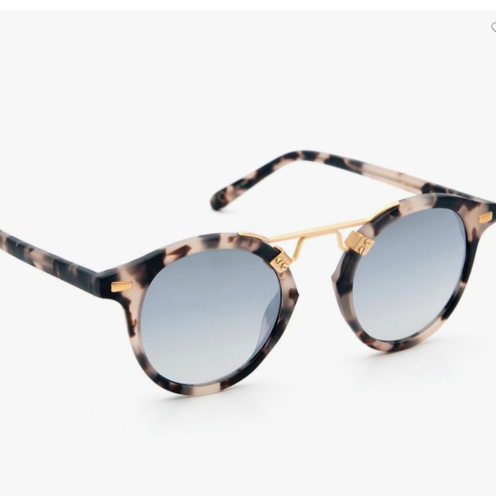 Krewe St. Louis Mirrored Matte Tortoise